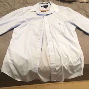 Lands’ End Blue Chase Dress Shirt